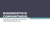DIAGNOSTICO COMUNITARIO BASES CONCEPTUALES Y METODOLOGICAS.