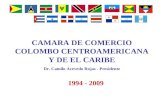 CAMARA DE COMERCIO COLOMBO CENTROAMERICANA Y DE EL CARIBE Dr. Camilo Acevedo Rojas - Presidente 1994 - 2009.