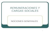 1 REMUNERACIONES Y CARGAS SOCIALES NOCIONES GENERALES.