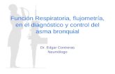 Función Respiratoria, flujometría, en el diagnóstico y control del asma bronquial Dr. Edgar Contreras Neumólogo.