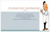 ELENA TUNDIDOR SANZ IRENE BLANCO MARTÍNEZ VANESA ALONSO FERNÁNDEZ R1 CARDIOLOGÍA HOSPITAL UNIVERSITARIO DE LEÓN CLINICOS LEONESES.