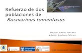 Marta Camino Serrano Alberto Jiménez Gómez M.O. Restauración Ecosistemas.