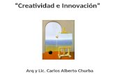 Creatividad e Innovación Arq y Lic. Carlos Alberto Churba Arq y Lic. Carlos Alberto Churba.