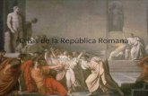 Crisis de la República Romana Profesor Ariel Cuevas.
