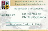 Introducción a la Economía Las Fuerzas de Oferta y Demanda Profesor: Carlos R. Pitta Introducción a la Economía, Prof. Carlos R. Pitta, Universidad Austral.