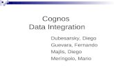 Cognos Data Integration Dubesarsky, Diego Guevara, Fernando Majlis, Diego Meríngolo, Mario.