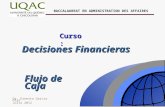 Dr. Ernesto García Díaz Julio 2012 BACCALAUREAT EN ADMINISTRATION DES AFFAIRES Decisiones Financieras Curso: Flujo de Caja.