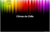 Climas de Chile. Conceptos Centrales – Clima y Tiempo – Elementos y factores climáticos – Relieve, Altitud, Latitud, Masa de Agua, Corrientes marinas,
