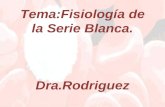Tema:Fisiología de la Serie Blanca. Dra.Rodriguez.