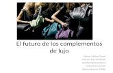 El futuro de los complementos de lujo Fátima Collarte Crespí Morvyn Ruiz-McOmish Jennifer Sánchez Iborra Charo Bravo Conde Adriana Briones Calleja.