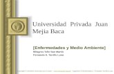 Universidad Privada Juan Mejia Baca [Enfermedades y Medio Ambiente] Milagros Tello San Martin Fernando A. Tarrillo Luna Copyright © derechos reservados.