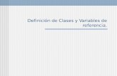 Definición de Clases y Variables de referencia.. ¿Qué es un objeto? Un objeto es una combinación de datos (variables) y acciones (métodos). Estos datos.