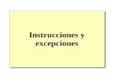 Instrucciones y excepciones. Descrición General Introducción a las instrucciones Uso de instrucciones condicionales Use instrucciones iterativas Uso de.