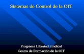 Sistemas de Control de la OIT Programa Libertad Sindical Centro de Formación de la OIT.