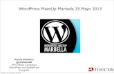 MeetUp Marbella 2013 - BuddyPress. Mucho más que un plugin para WordPress por Rocío Valdivia