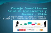 La experiencia en Chile en torno al PLANEA y el fomento de la participación juvenil.