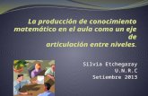 Silvia Etchegaray U.N.R.C Setiembre 2013. Estructura del taller: 1era.parte PRIMER MOMENTO: De qué manera y cómo fuimos algunos docentes - del Dpto de.