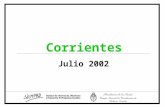 Julio 2002 Corrientes. Sociodemográfico Fuente: SIEMPRO, en base a datos del CNPV, INDEC. 929.236 personas En el 2001, residían en Corrientes La población.