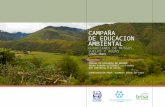 CAMPAÑA DE EDUCACION AMBIENTAL GUARDIANES DE MUSGOS, SUELOS Y AGUAS (2006-2008 ) CENTRO DE ECOLOGÍA DE BOCONÓ PEDRO RINCÓN GUTIÉRREZ (ULA-NURR) RED AMBIENTALISTA.