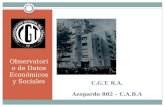 C.G.T. R.A. Azopardo 802 – C.A.B.A Observatorio de Datos Económicos y Sociales.