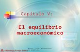 Braun, Llach: Macroeconomía argentina 1 Capítulo V: El equilibrio macroeconómico.