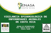 VIGILANCIA EPIDEMIOLOGICA DE ENFERMEDADES ANIMALES EN COSTA RICA UNIDAD DE EPIDEMIOLOGÍA Dra. Sabine Hutter & Dr. Alexis Sandi.