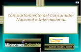 Comportamiento del Consumidor Nacional e Internacional GLORIA HELENA SANTA RIOS 3 1.
