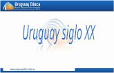 En la historia del Uruguay en el siglo XX se distinguen cuatro etapas: 1. La consolidación de la democracia política, la reforma social y la prosperidad.