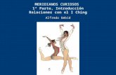 MERIDIANOS CURIOSOS 1ª Parte, Introducción Relaciones con el I Ching Alfredo Embid.