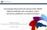 Presentacion Magdalena Lizardo, Ministerio de Economía, Planificación y Desarrollo