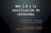 Web 2.0 y la reutilización de contenidos