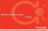 REPORTE DE PUBLICACIONES CATALOGOS RETAIL Junio de 2011.