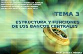 TEMA 3 ESTRUCTURA Y FUNCIONES DE LOS BANCOS CENTRALES UNIVERSIDAD DE LOS ANDES FACULTAD DE CIENCIAS ECONÓMICAS Y SOCIALES DEPARTAMENTO DE CONTABILIDAD.