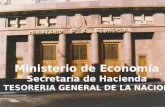 Ministerio de Economía Secretaría de Hacienda TESORERIA GENERAL DE LA NACION.