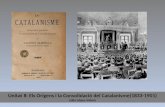 Unitat 8.  els orígens i la consolidació del catalanisme (1833 1901)