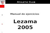 Ejercicios athletic bilbao 2005