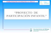 CENTRO MUNICIPAL DE ATENCIÓN A LA FAMILIA PROYECTO DE PARTICIPACIÓN INFANTIL.
