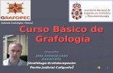 1 Curso Básico de Grafología Imparte: Jose Antonio León Zamarreño (Grafólogo-Grafoterapeuta- Perito Judicial Calígrafo ) Gabinete Grafológico -Pericial.