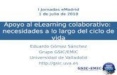2010-07-01 (UC3M) Eduardo Gomez U Valladolid, I Jorn eMadrid