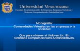Universidad Veracruzana MonografíA