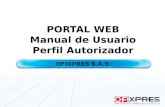 PORTAL WEB Manual de Usuario Perfil Autorizador OFIXPRES S.A.S.