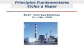 Principios Fundamentales Ciclos a Vapor 65.17 - Centrales Eléctricas FI – UBA - 2009.