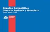 Impulso Competitivo Servicio Agrícola y Ganadero Mesa Vitivinícola.