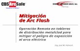Mitigación de Arc Flash Operación Remota en tableros de distribución metalclad para mitigar el peligro de exposición al arco eléctrico Ing. José M. FebresH.