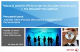 Preparado para: Jornada sobre Factura electrónica y Digitalización Documentaria Hacia la gestión eficiente de las facturas electrónicas y los documentos.