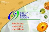 Medicina natural y científica Diseño: JL Caravias sj.