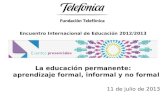 Conclusiones Buenos Aires: Tema 8 del Encuentro Internacional de Educación 2012/2013
