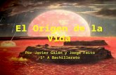El Origen de la Vida Por Javier Galán y Jorge Feito 1º A Bachillerato.