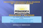 LIC. RUBEN MEJIA PANAMEÑO Correo: ruben.panameno@upedagogica.edu.sv rubenpanameno@hotmail.com  EDUCACION Y SOCIEDAD.