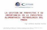La Gestion de Proyectos y su importancia en la Industria por Alfonso Huertas